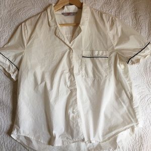 Pajama-style Button Blouse